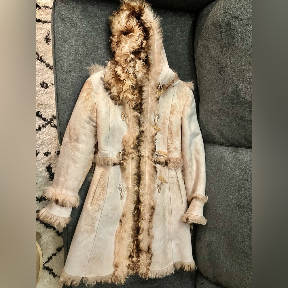 Vintage Shearling Coat (XS)